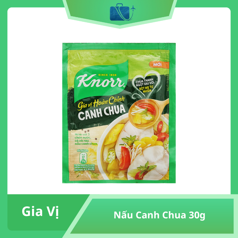 Gia Vị Hoàn Chỉnh Nấu Canh Chua Knorr 30g