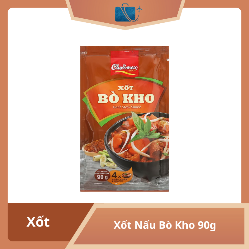 Xốt Nấu Bò Kho Cholimex 90g