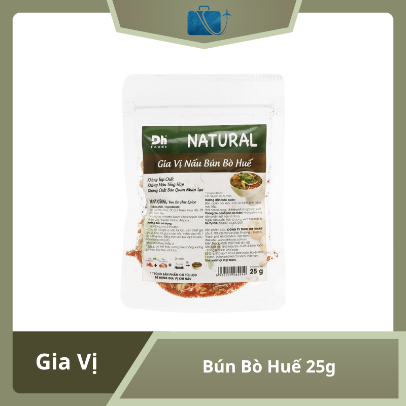 Gia Vị Nấu Bún Bò Huế Dh Foods 25g