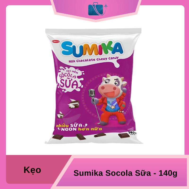 Kẹo Mềm Sumika Socola Sữa Túi 140g