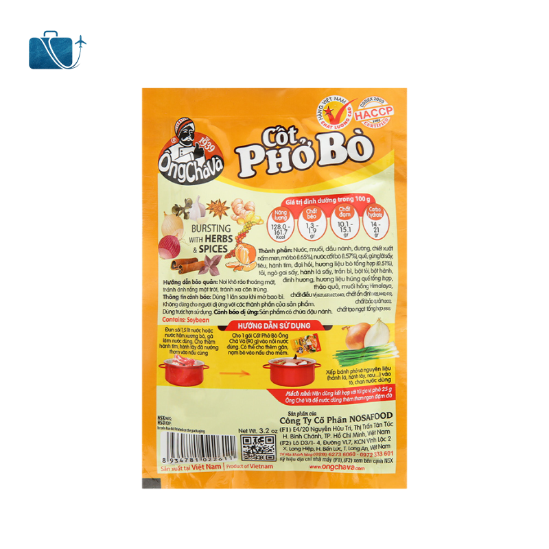 Cốt Nấu Phở Bò Ông Chà Và Gói 90g 2