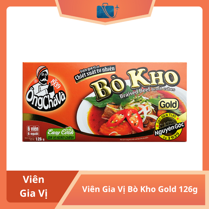 Viên Gia Vị Bò Kho Gold Ông Chà Và 126g