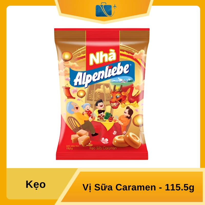 Kẹo Alpenliebe Original Vị Sữa Caramen 115.5g