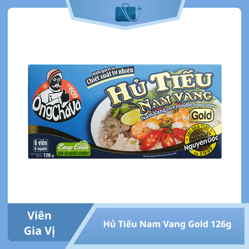 Viên Gia Vị Hủ Tiếu Nam Vang Ông Chà Và Gold 126g