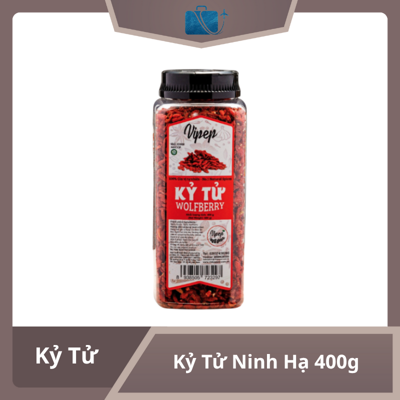 Kỷ Tử Ninh Hạ Tự Nhiên Vipep Hũ Nhựa 400g