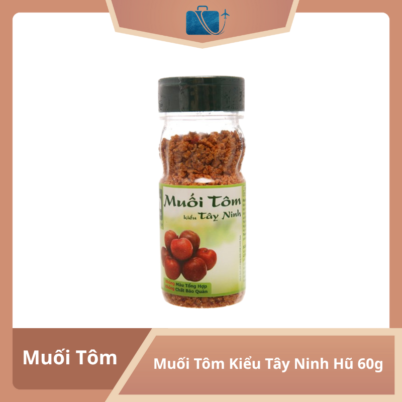 Muối Tôm Kiểu Tây Ninh Dh Foods Hũ 60g