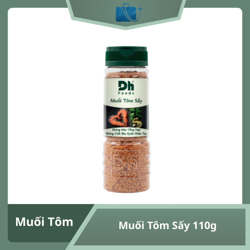 Muối Tôm Sấy Đậm Vị Tôm, Cay Nồng, Chuẩn Vị Ăn Vặt 110g