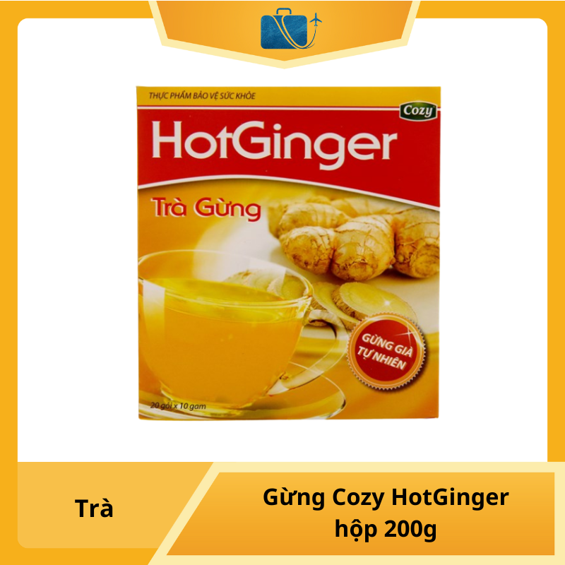 Trà Gừng Cozy HotGinger Hộp 200g (20 Gói x 10g)