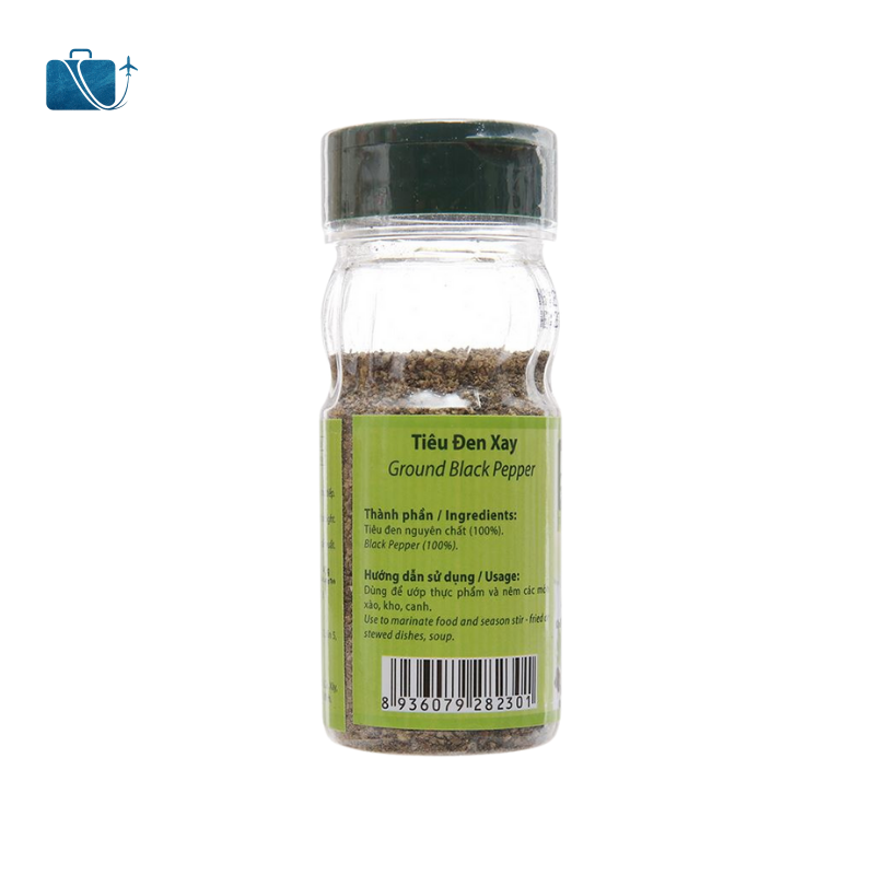 Tiêu Đen Xay Dh Foods Hũ 45g 2