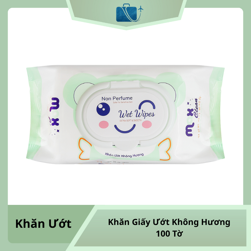 Khăn Giấy Ướt Max Cool Clean Không Hương 100 Tờ