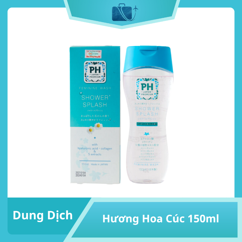 Dung Dịch Vệ Sinh PH Japan Premium 150ml hương hoa cúc