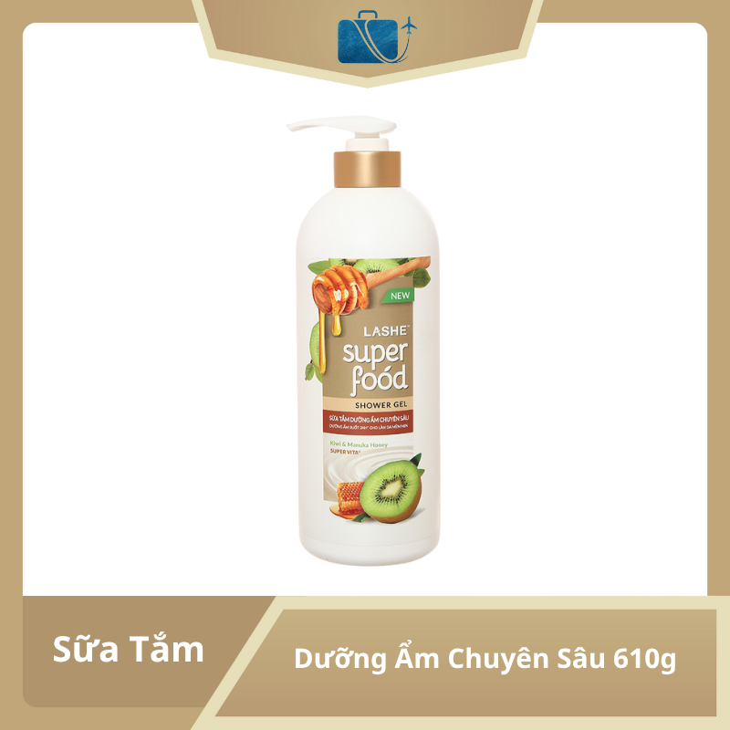 Sữa Tắm Lashe Dưỡng Ẩm Chuyên Sâu 610g