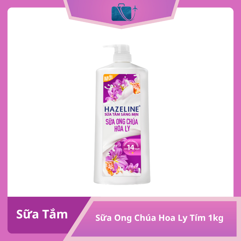 Sữa Tắm Hazeline Sữa Ong Chúa Hoa Ly Tím 1kg