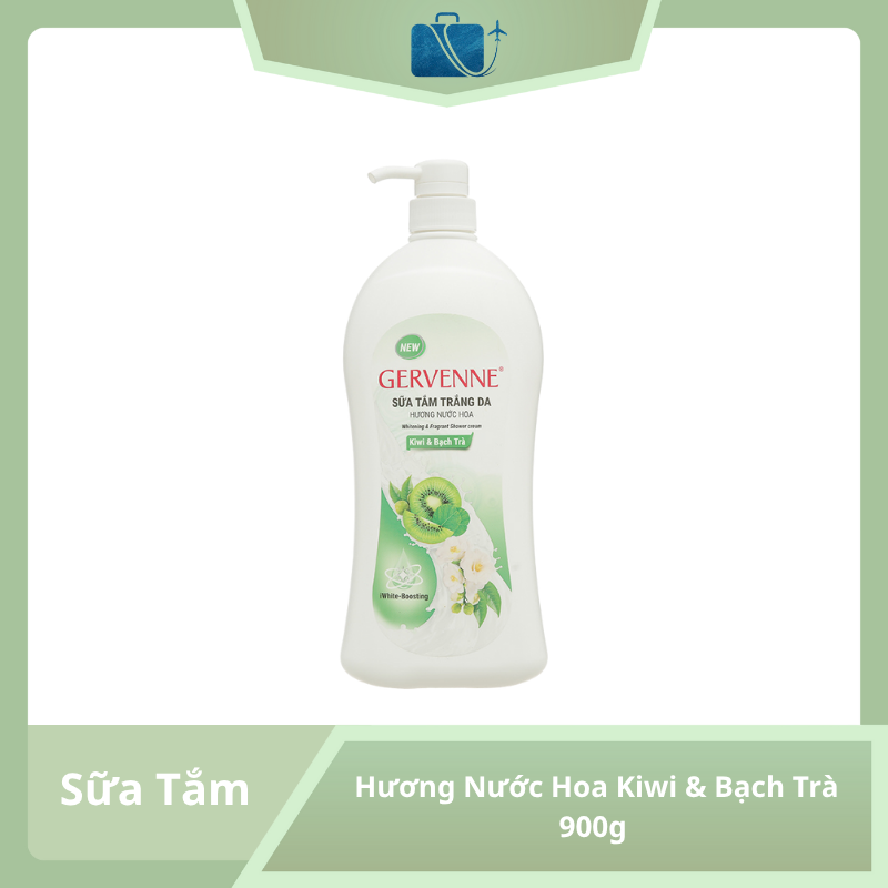 Sữa Tắm Trắng Da Hương Nước Hoa Kiwi & Bạch Trà 900g