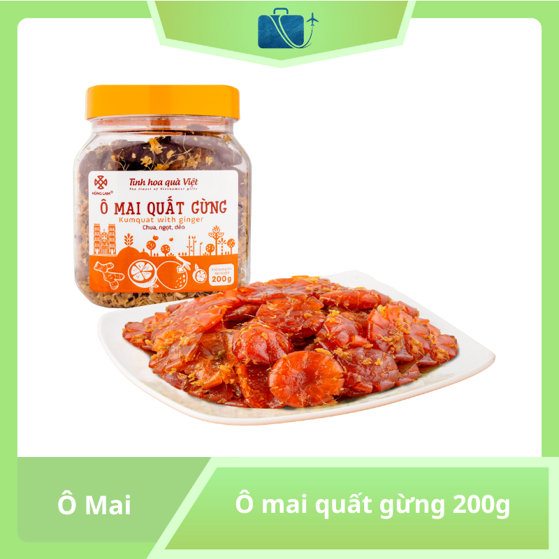 Ô mai quất gừng 200g