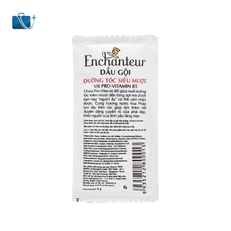 Dầu Gội Enchanteur Dưỡng Tóc Siêu Mượt 6g x 12 Gói 2