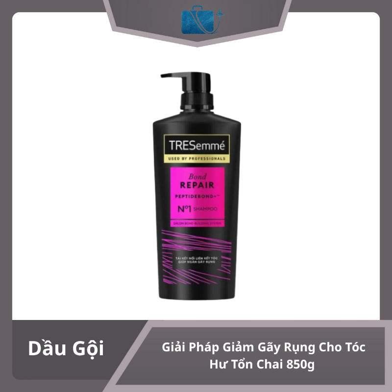 Dầu Gội TRESemmé Bond Repair Giải Pháp Giảm Gãy Rụng Cho Tóc Hư Tổn (Chai 850g)