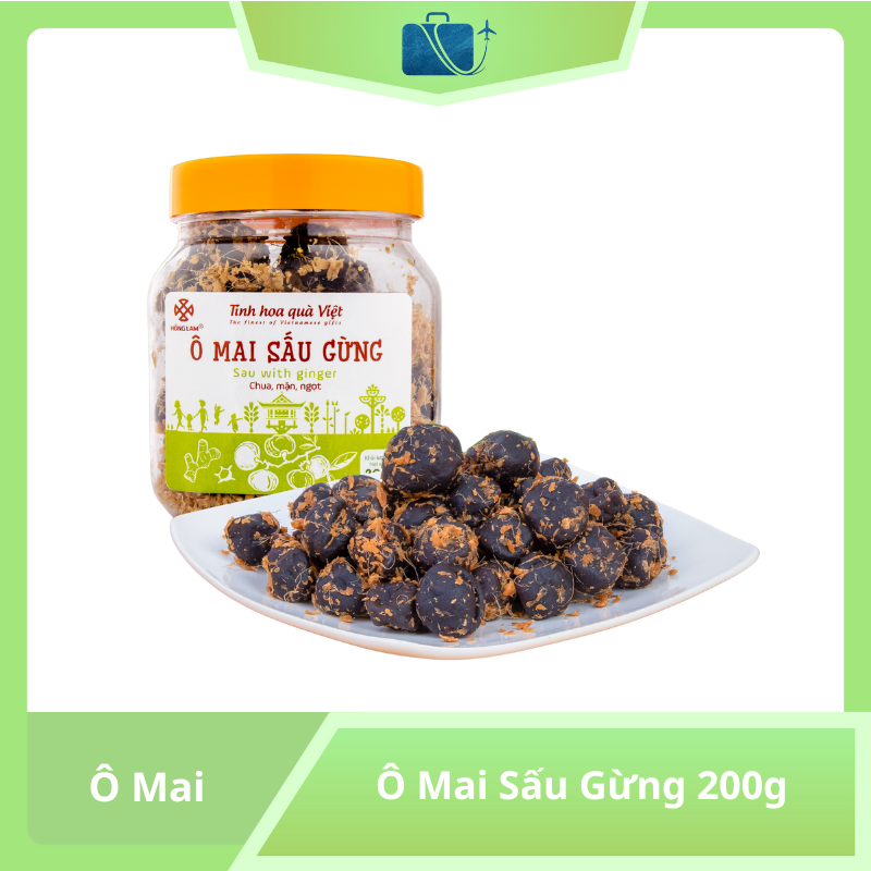 Ô Mai Sấu Gừng 200g