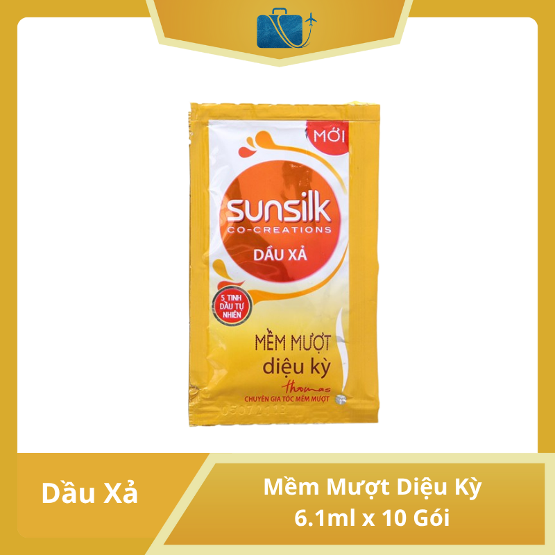 Dầu Xả Sunsilk Mềm Mượt Diệu Kỳ 6.1ml x 10 Gói
