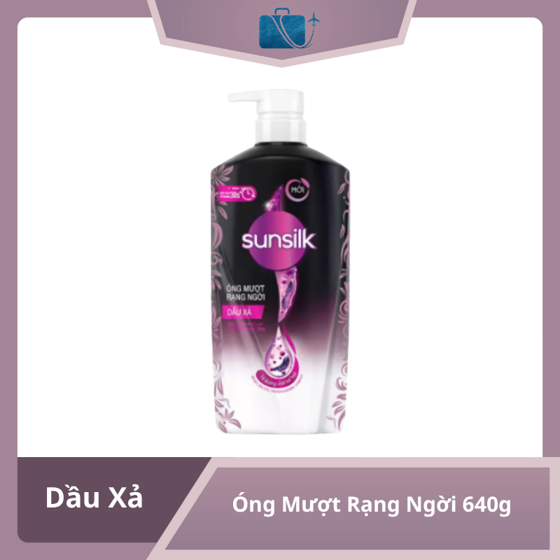 Dầu Xả Sunsilk Óng Mượt Rạng Ngời 640g