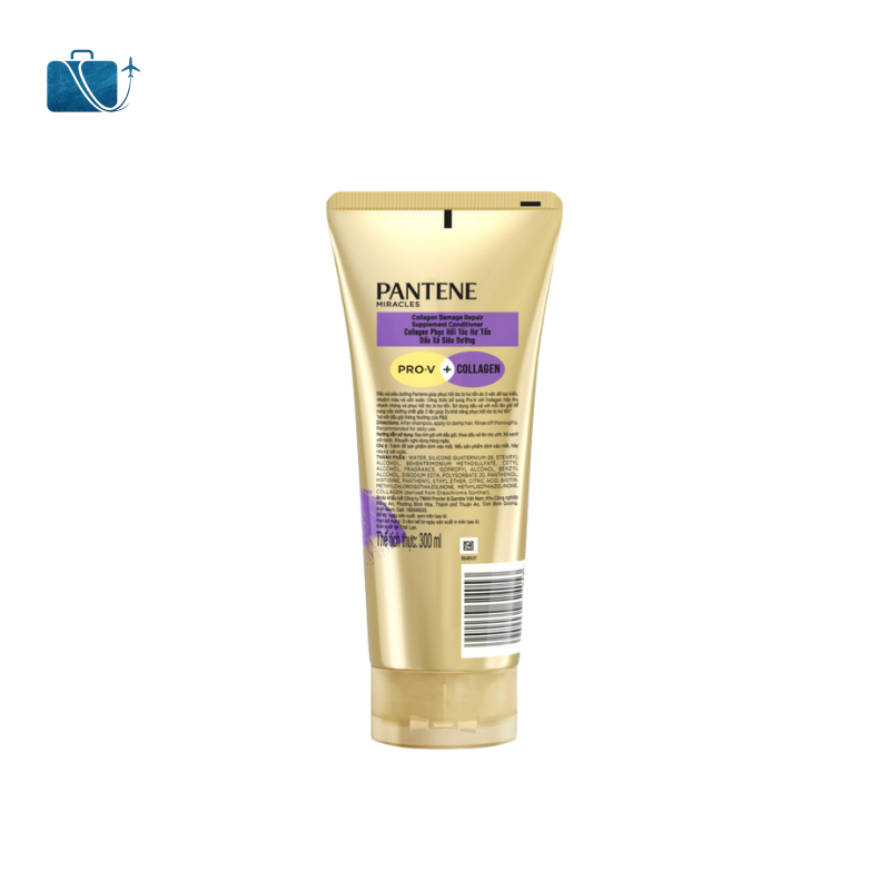 Dầu xả siêu dưỡng Pantene Pro-V Collagen phục hồi tóc hư tổn 300ml 2