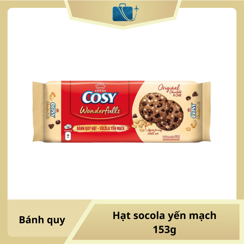 Bánh Quy Hạt Socola Yến Mạch Cosy Original Gói 153g