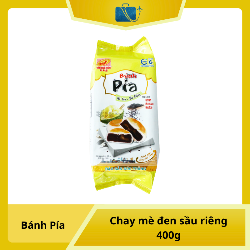 Bánh Pía Chay Mè Đen Sầu Riêng 400g