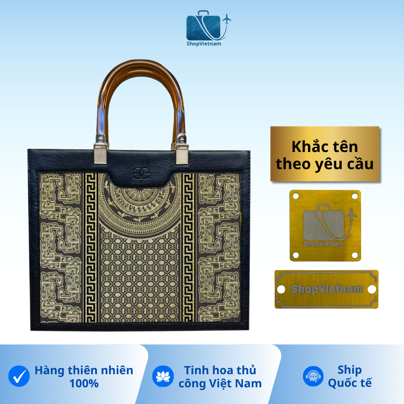 Túi xách khắc tên theo yêu cầu 4 -  Green Craft
