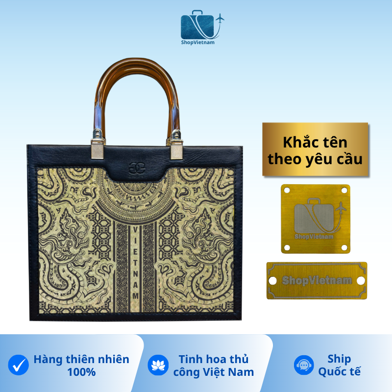 Túi xách khắc tên theo yêu cầu 7 -  Green Craft