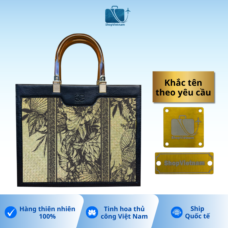 Túi xách khắc tên theo yêu cầu 8 -  Green Craft