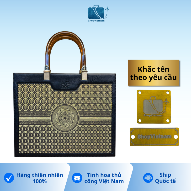 Túi xách khắc tên theo yêu cầu 10 -  Green Craft