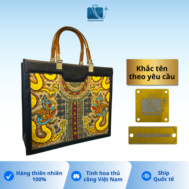 Túi xách khắc tên theo yêu cầu 11 -  Green Craft