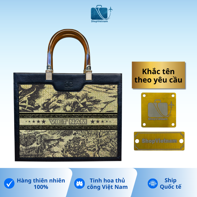 Túi xách khắc tên theo yêu cầu 12 -  Green Craft