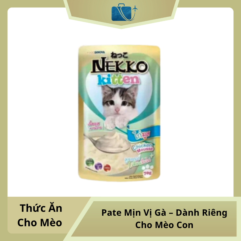 Pate Mịn NEKKO KITTEN Vị Gà – Dành Riêng Cho Mèo Con