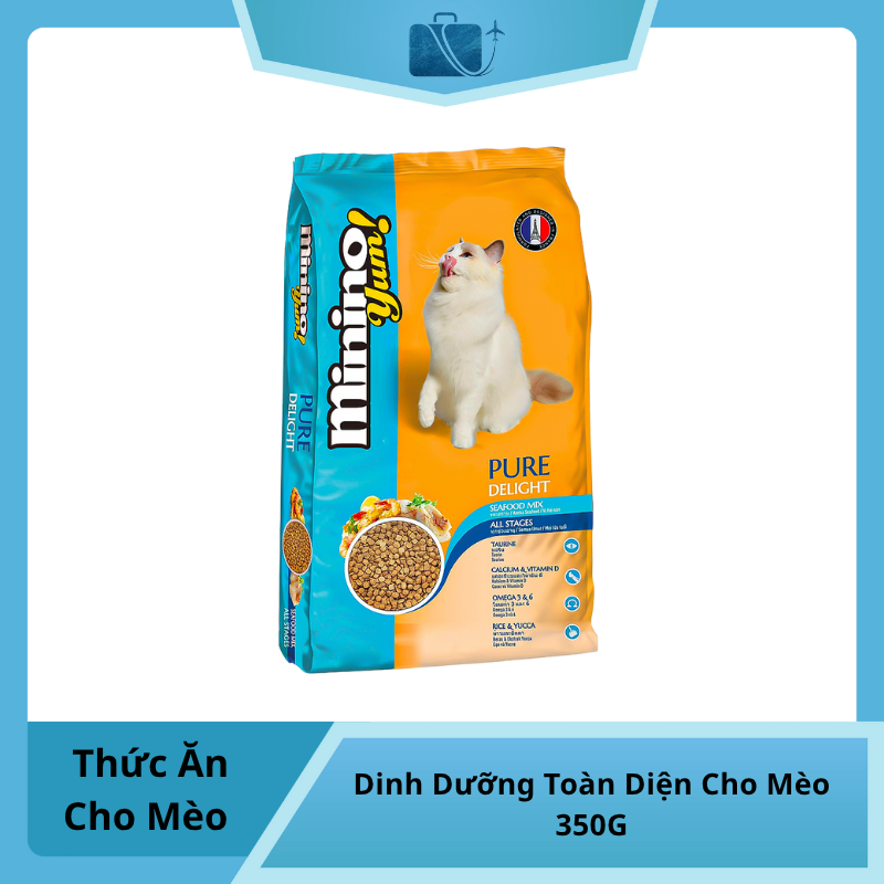 Thức Ăn Mèo Minino Yum 350G – Dinh Dưỡng Toàn Diện Cho Mèo Mọi Lứa Tuổi