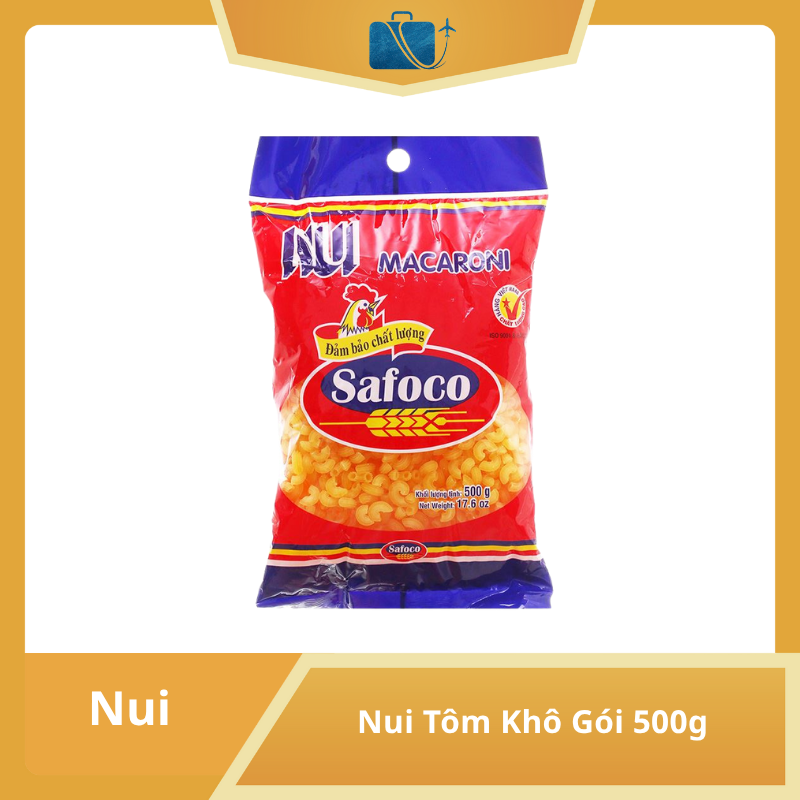 Nui Tôm Khô Safoco Gói 500g