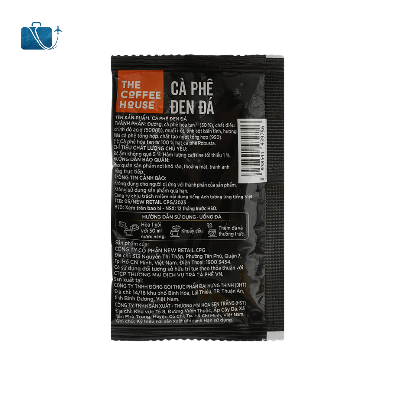 Cà phê đen đá The Coffee House 224g 2