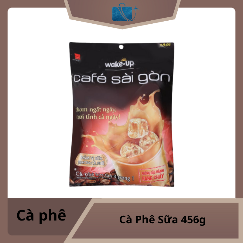 Cà Phê Sữa Wake Up Café Sài Gòn 456g – Hương Vị Đậm Đà Tinh Túy Việt