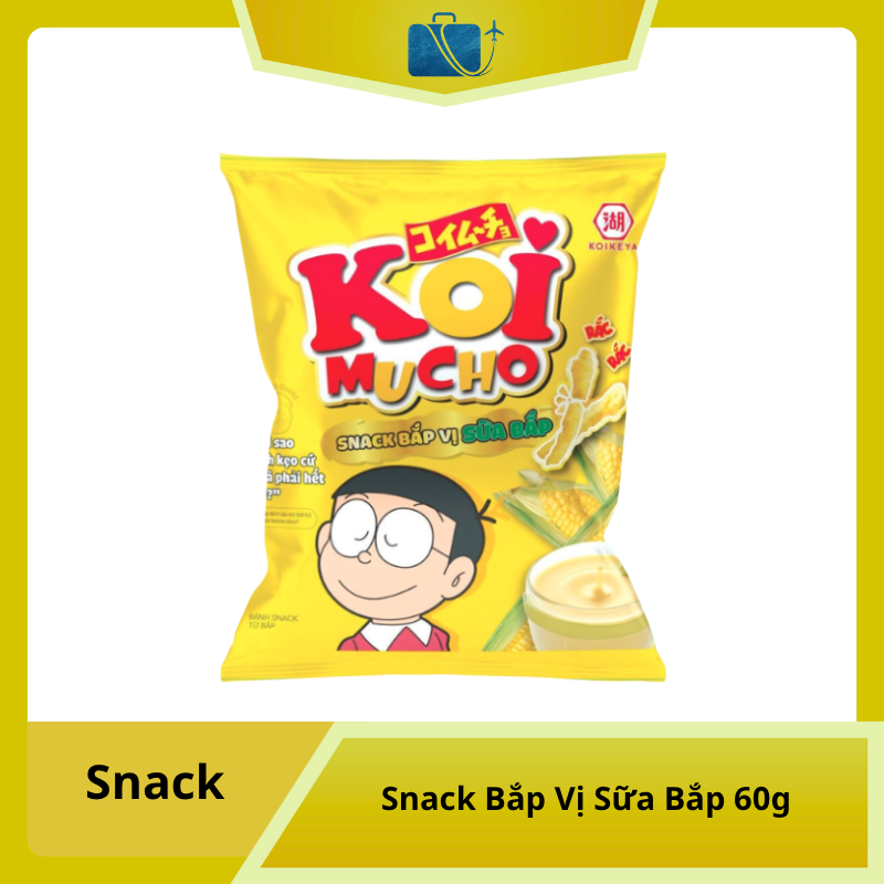 Snack Bắp Koimucho Vị Sữa Bắp 60g