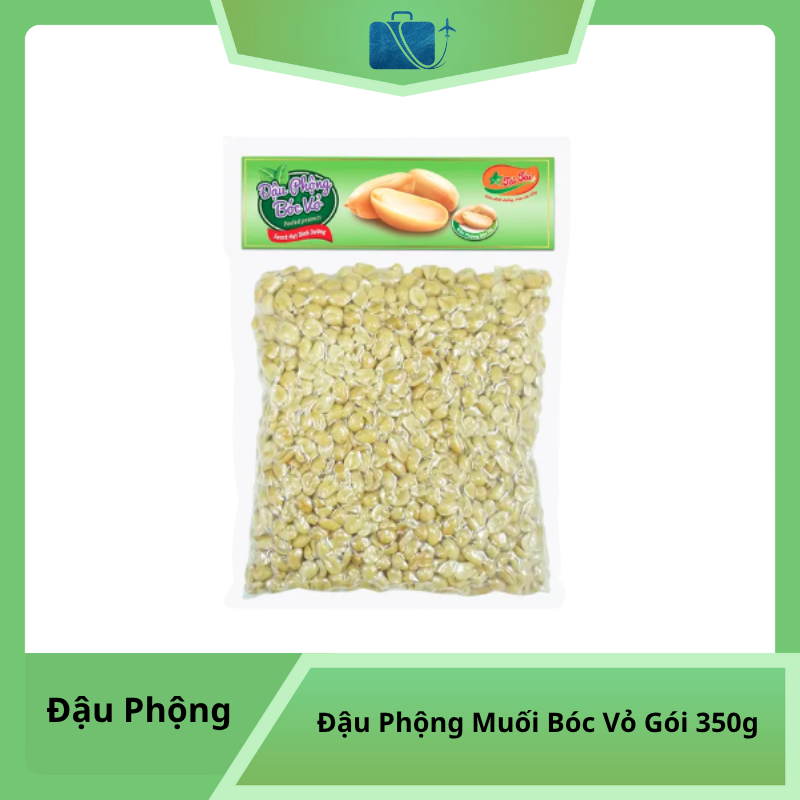 Đậu Phộng Muối Bóc Vỏ Tài Tài Gói 350g