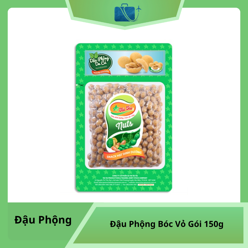 Đậu Phộng Bóc Vỏ Tài Tài Gói 150g