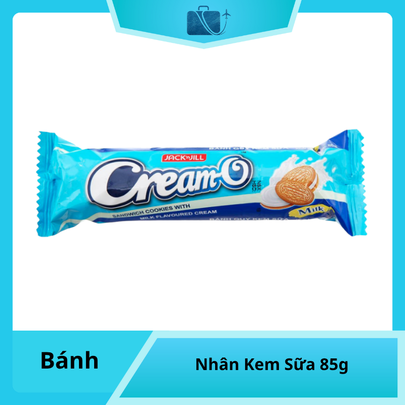 Bánh Cream-O Nhân Kem Sữa 85g