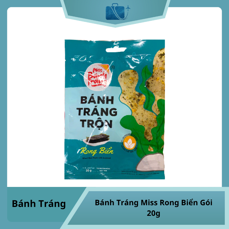 Bánh Tráng Miss Rong Biển Gói 20g