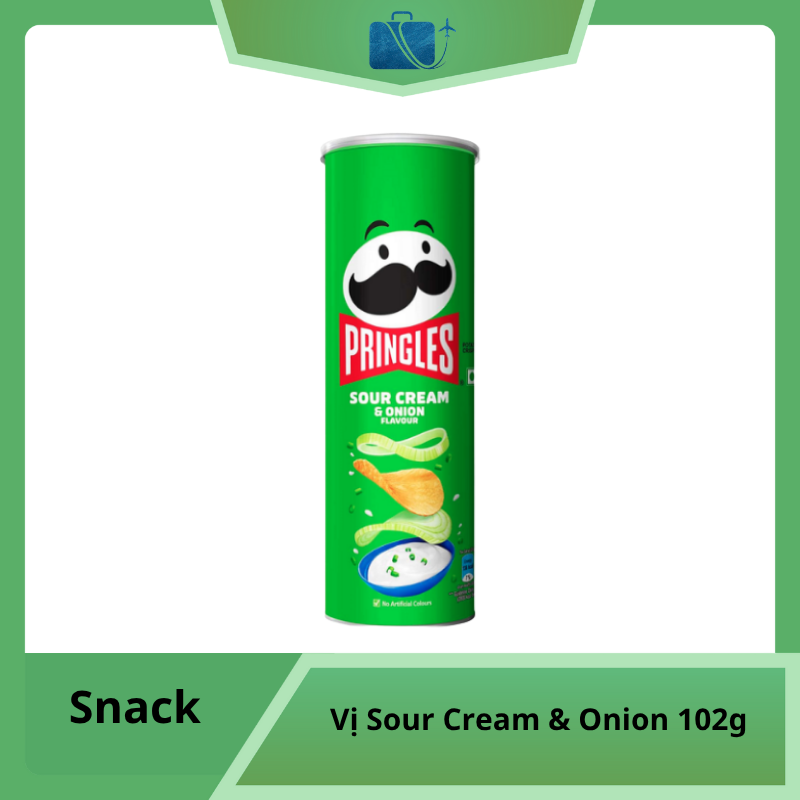Snack Khoai Tây Chiên Vị Sour Cream & Onion 102g