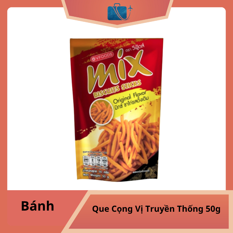 Bánh Que Cọng Mix Vị Truyền Thống 50g