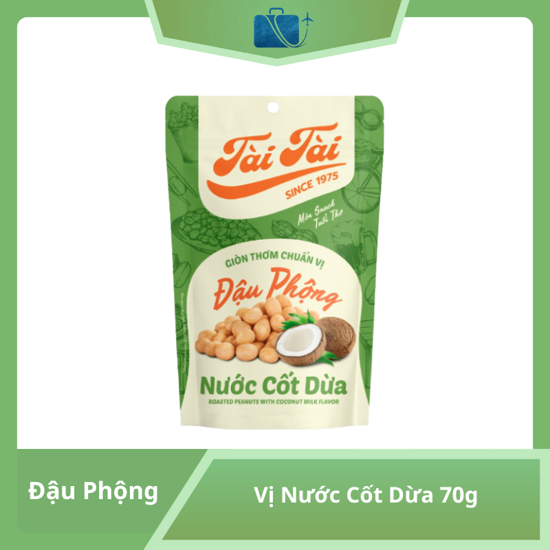Đậu Phộng Nước Cốt Dừa Tài Tài 70g