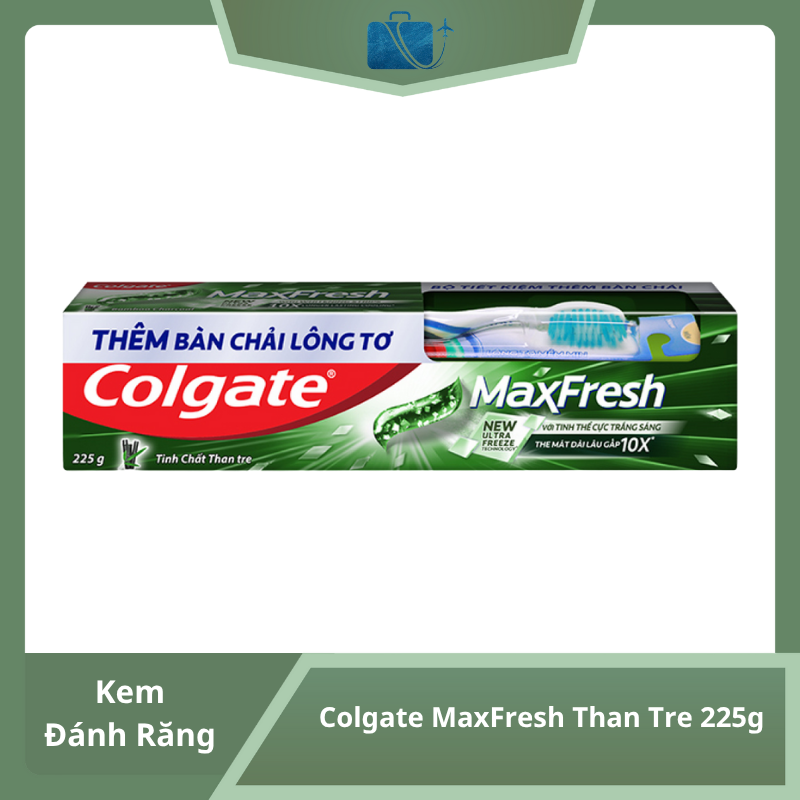 Kem Đánh Răng Colgate MaxFresh Than Tre 225g