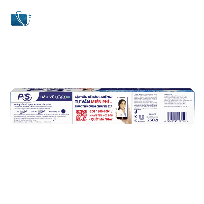 Kem Đánh Răng P/S Bảo Vệ 123 230g 2