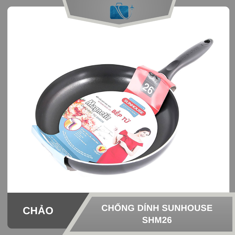 CHẢO ĐÁY TỪ CHỐNG DÍNH SUNHOUSE SHM26