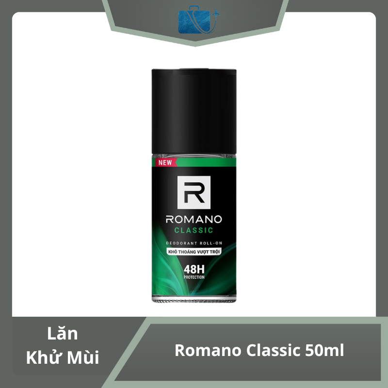 Lăn Khử Mùi Romano Classic 50ml